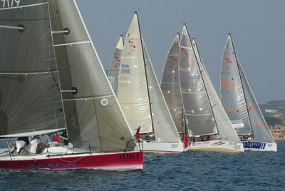 Peter de Ridder's Mean Machine wins the Mumm 30 class at the Coupe de France photo copyright Maguelonne Turcat taken at Yacht Club de France and featuring the  class