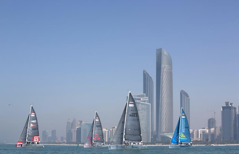 EFG Sailing Arabia - The Tour 2014 Abu Dhabi in-port racing photo copyright Lloyd Images taken at Abu Dhabi Sailing & Yacht Club and featuring the Farr 30 class