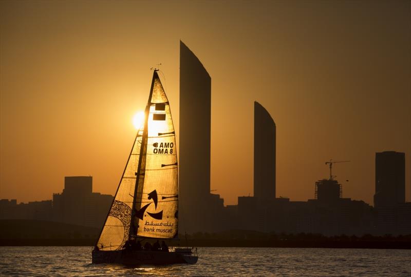 Al Thuraya Bank Muscat during the EFG Sailing Arabia - The Tour 2014 sprint from Abu Dhabi to Dubai 2015 photo copyright Lloyd Images taken at  and featuring the Farr 30 class