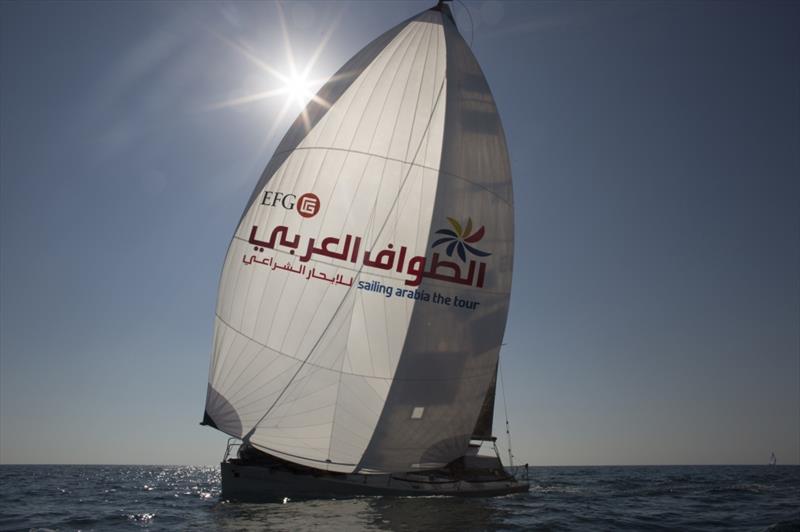 Al Thuraya Bank Muscat during the EFG Sailing Arabia - The Tour 2014 sprint from Abu Dhabi to Dubai photo copyright Lloyd Images taken at  and featuring the Farr 30 class