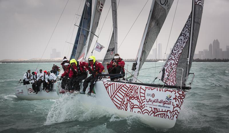 Mary Rook and her team of Omani ladies on 'Al Thuraya' - photo © Lloyd Images