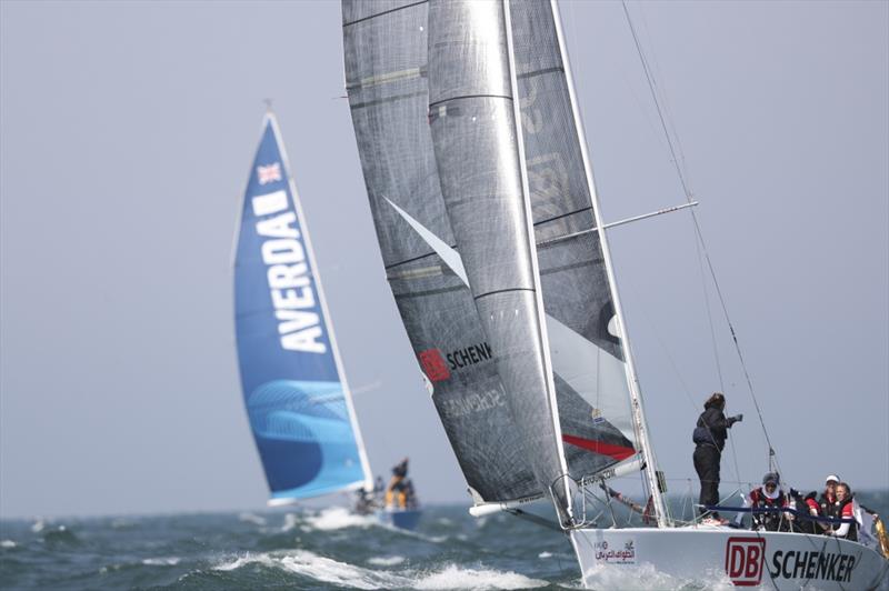 EFG Sailing Arabia – The Tour 2017 underway in big breeze photo copyright Lloyd Images taken at Oman Sail and featuring the Farr 30 class