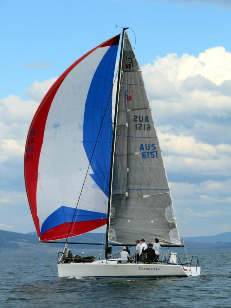 The Farr 30 Cleopatra won the AMS category of Group A in the Betsey Island Race photo copyright Michelle Denney taken at Royal Yacht Club of Tasmania and featuring the Farr 30 class