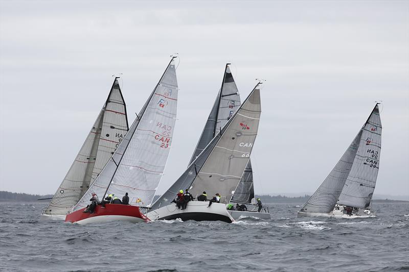 Farr 30 fleet-racing action at the 2017 Chester Race Week photo copyright 2017 Tim Wilkes / www.timwilkes.com taken at Chester Yacht Club and featuring the Farr 30 class