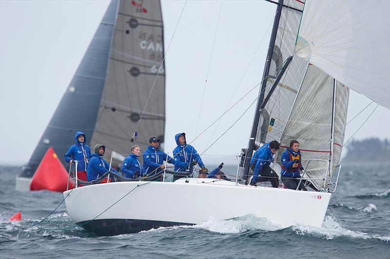 Farr 30 fleet-racing action on an atypical blustery day during the 2017 Chester Race Week - photo © © 2017 Tim Wilkes / <a target=