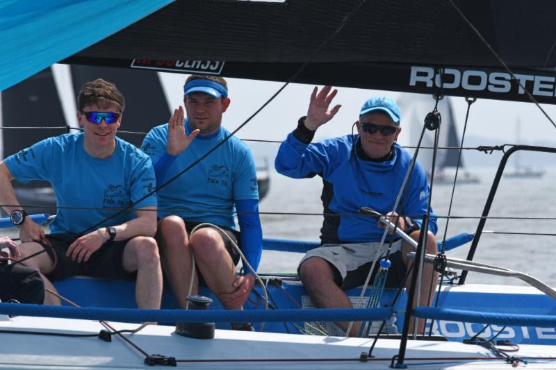 Hoping for more wind tomorrow: Malcolm Wootton's Farr 30 Pegasus - RORC Easter Challenge photo copyright Rick Tomlinson taken at Royal Ocean Racing Club and featuring the Farr 30 class