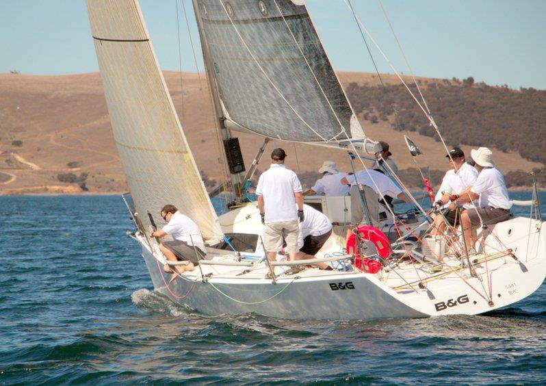 B&G Advantage photo copyright Peter Watson taken at Derwent Sailing Squadron and featuring the Mumm 36 class