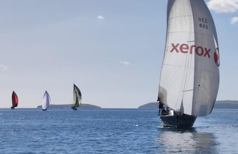 Finally, Mojito Bach, Andromeda and Erasmus as seen from Mojito - Pwllheli Autumn Challenge Series week 2 - photo © Nick Smith