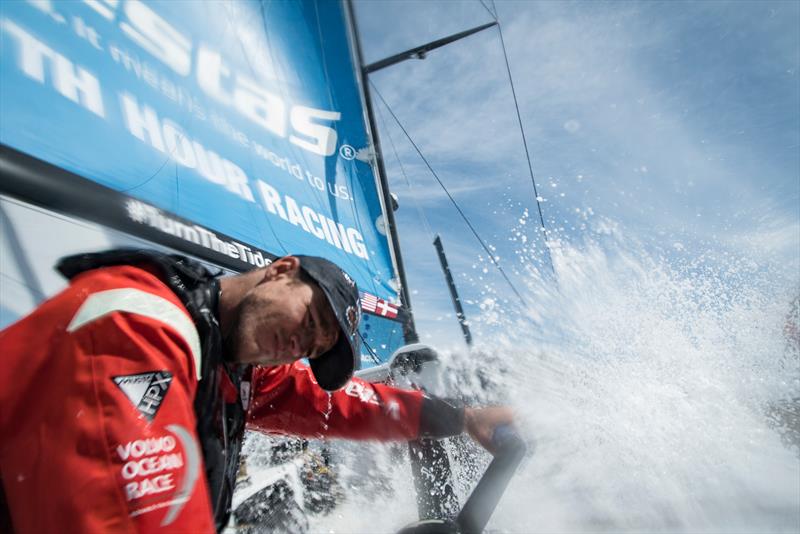 Vestas 11th Hour Racing in training with the new Musto collection photo copyright Will Suto / Volvo Ocean Race taken at  and featuring the  class