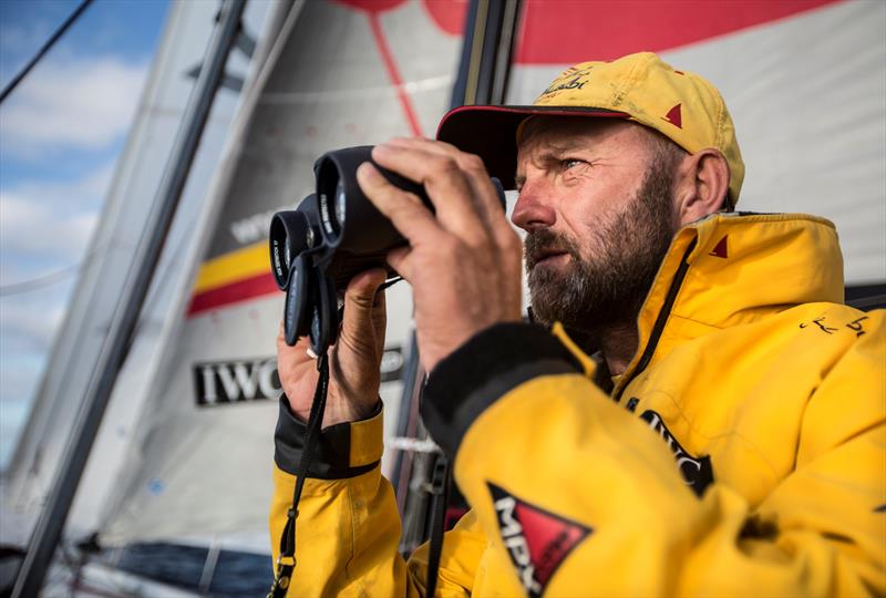 Ian Walker, skipper of Abu Dhabi Ocean Racing photo copyright Matt Knighton / Abu Dhabi Ocean Racing / Volvo Ocean Race taken at  and featuring the  class