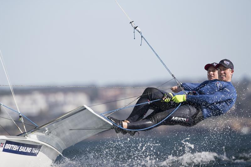 British Sailing Team - Dylan Fletcher and Stu Bithell photo copyright Mark Lloyd / Lloyd Images taken at  and featuring the  class