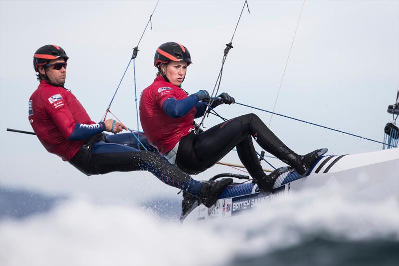 British Sailing Team's John Gimson & Anna Burnet in Palma - photo © Lloyd Images / RYA