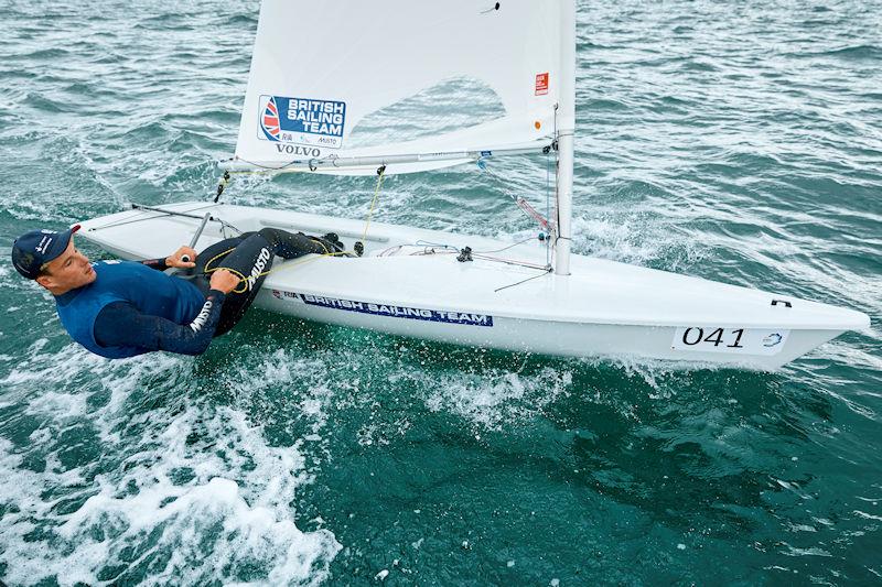 British Sailing Team member Michael Beckett sailing his ILCA 7 photo copyright Felix Diemer taken at  and featuring the  class