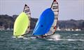 Mike Matthews and Eddie Bridle during the 2023 Noble Marine UK Musto Skiff Nationals at Restronguet © Ian Symonds