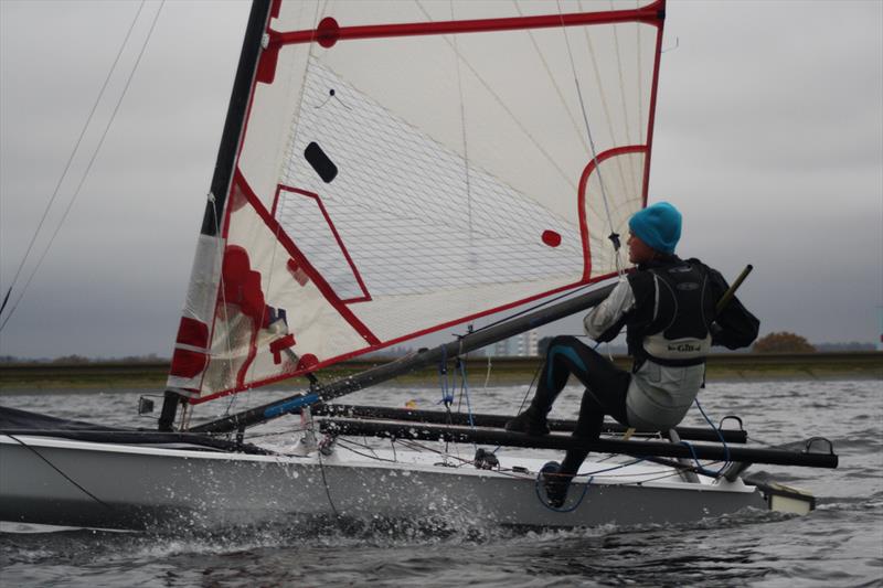 The inaugural Datchet Flyer photo copyright Tristan Beckett taken at Datchet Water Sailing Club and featuring the Musto Skiff class