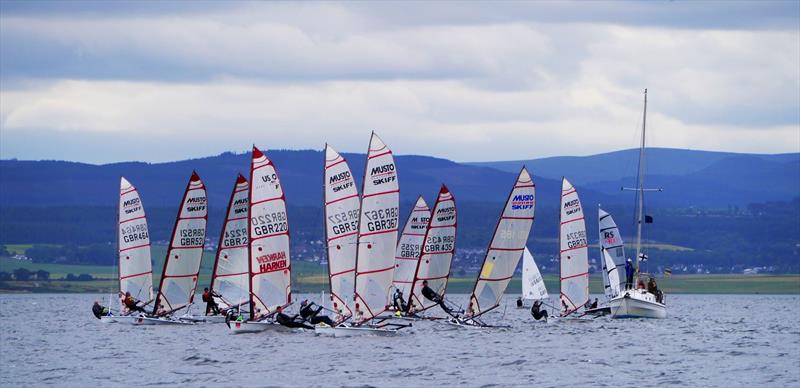 Musto Skiff Scottish Championship at Chanonry photo copyright David Bell taken at Chanonry Sailing Club and featuring the Musto Skiff class