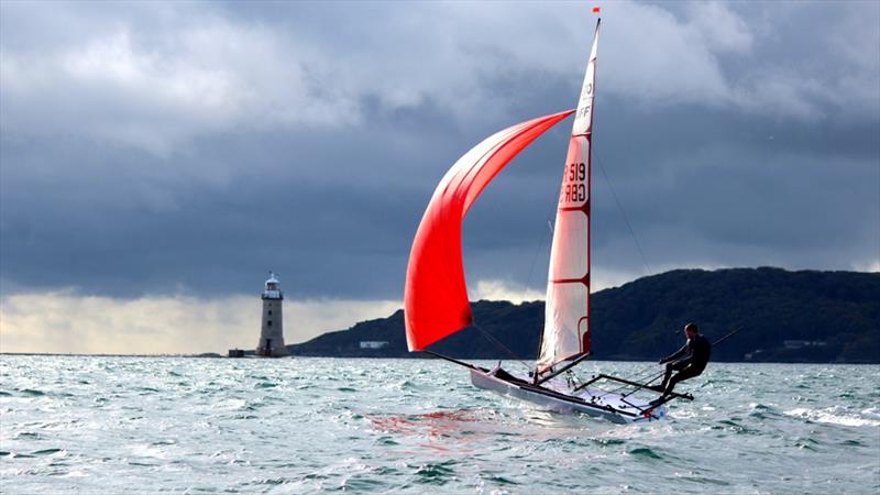 Gul Final Fling in Plymouth photo copyright Paul Gibbins taken at Royal Plymouth Corinthian Yacht Club and featuring the Musto Skiff class