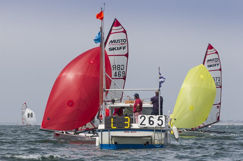 Musto Skiff worlds in Carnac day 1 photo copyright Ian Roman / www.ianroman.com taken at Yacht Club de Carnac and featuring the Musto Skiff class