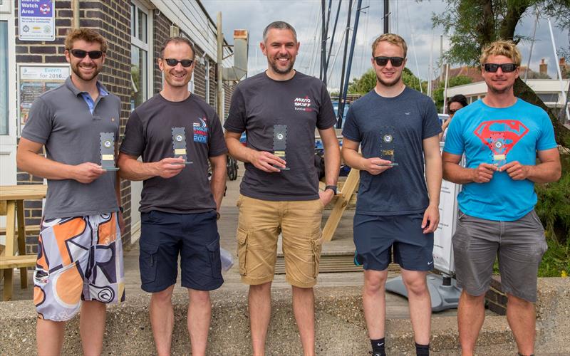 Musto Skiffs at Felpham photo copyright Tim Olin / www.olinphoto.co.uk taken at Felpham Sailing Club and featuring the Musto Skiff class