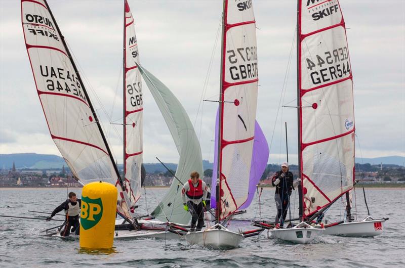 Musto Skiff Nationals at Largo Bay day 4 photo copyright Tim Olin / www.olinphoto.co.uk taken at Largo Bay Sailing Club and featuring the Musto Skiff class