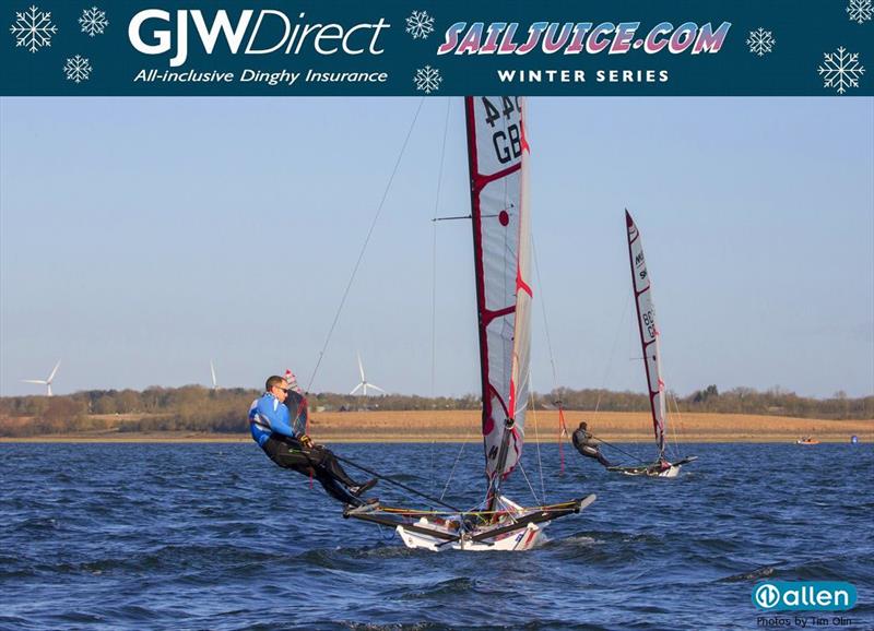 Ben Schooling during the Grafham Grand Prix photo copyright Tim Olin / www.olinphoto.co.uk taken at Grafham Water Sailing Club and featuring the Musto Skiff class