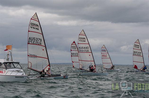 Victorian Musto Skiff Championship at Blairgowrie Yacht Squadron - photo © Peter La Fontaine / www.lafoto.com.au