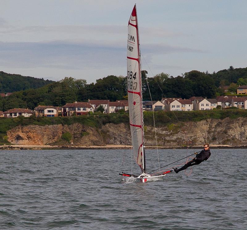 Musto Skiff Scottish Championship at Dalgety Bay photo copyright Ruby Rennie Panter taken at Dalgety Bay Sailing Club and featuring the Musto Skiff class