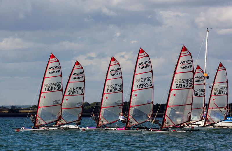 Stone Musto Skiff Open photo copyright Tim Olin / www.olinphoto.co.uk taken at Stone Sailing Club and featuring the Musto Skiff class