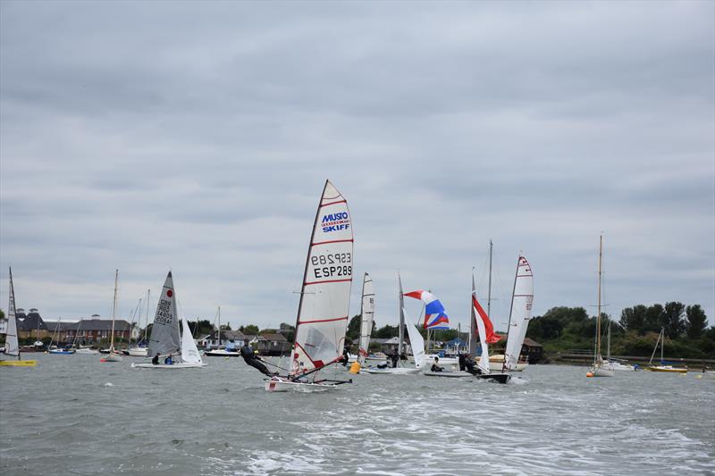 Round the Islands Race at Blackwater Sailing Club photo copyright Kate Stewart taken at Blackwater Sailing Club and featuring the Musto Skiff class