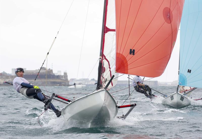 Musto Skiff UK Nationals at Castle Cove SC day 3 - photo © Tim Olin / www.olinphoto.co.uk