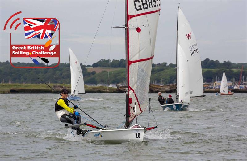 Graeme Oliver wins the Wilsonian River Challenge photo copyright Tim Olin / www.olinphoto.co.uk taken at Wilsonian Sailing Club and featuring the Musto Skiff class