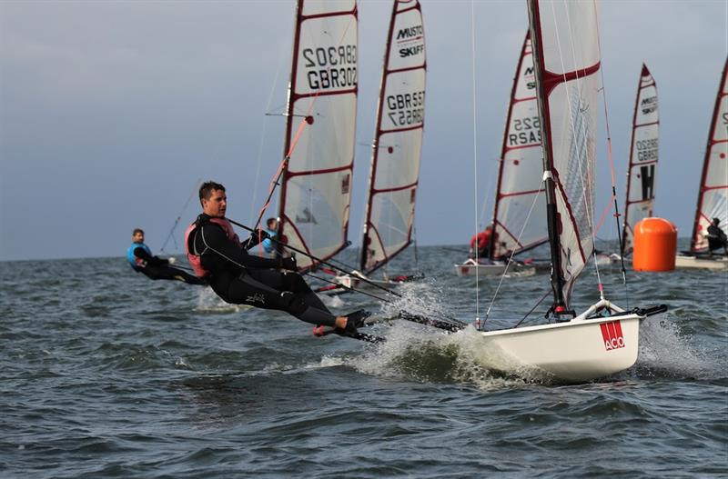 2019 ACO MUSTO Skiff World Championship day 4 photo copyright Eric van Staten taken at Royal Yacht Club Hollandia and featuring the Musto Skiff class