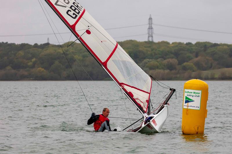 Musto Skiff Inlands at Grafham Water photo copyright Tim Olin / www.olinphoto.co.uk taken at Grafham Water Sailing Club and featuring the Musto Skiff class