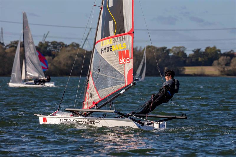 Musto Skiff Inlands at Grafham Water photo copyright Tim Olin / www.olinphoto.co.uk taken at Grafham Water Sailing Club and featuring the Musto Skiff class