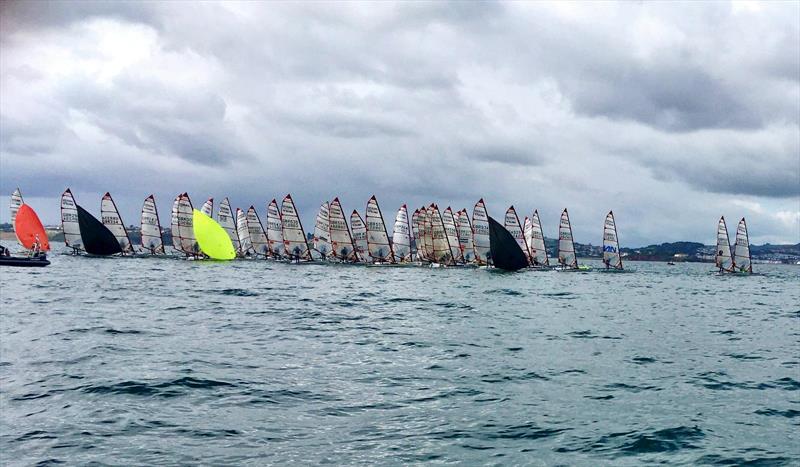 Noble Marine UK MUSTO Skiff National Championships 2020 day 4 photo copyright Tim Olin / www.olinphoto.co.uk taken at Brixham Yacht Club and featuring the Musto Skiff class