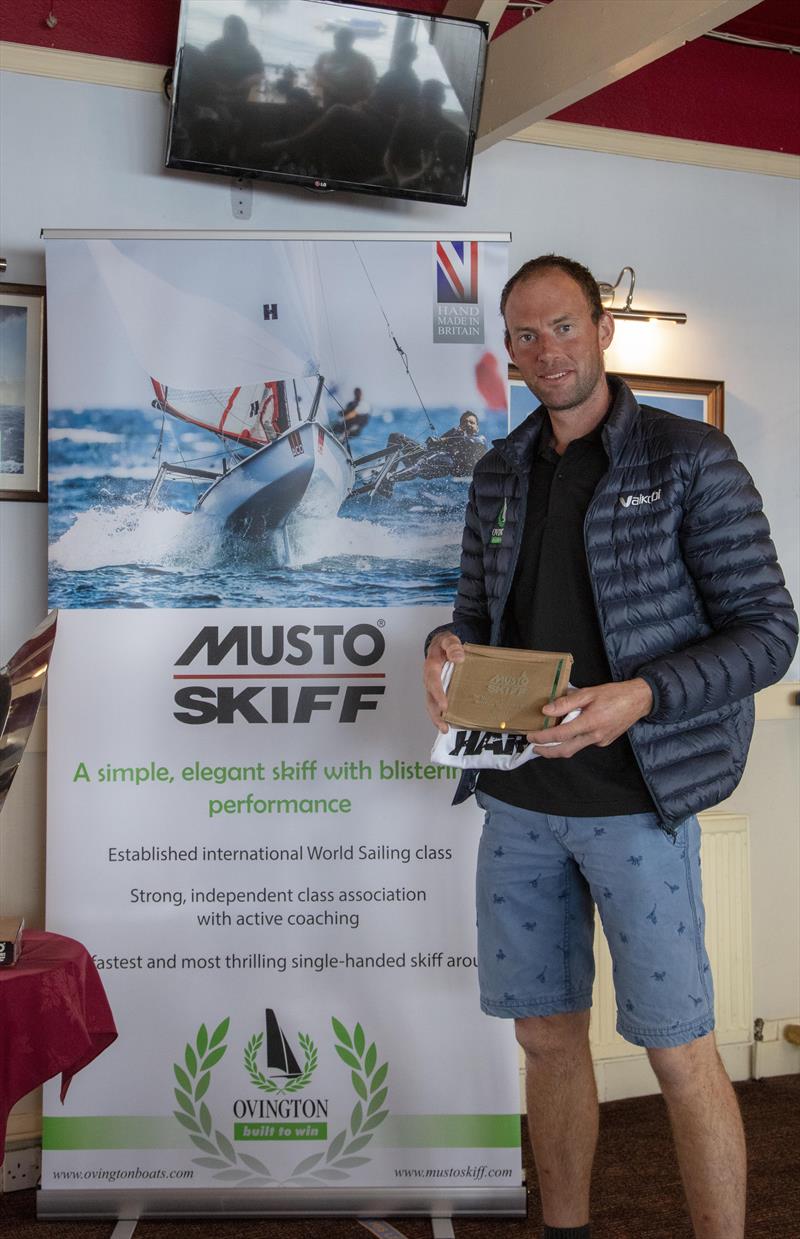 Sam Pascoe finishes 3rd in the Noble Marine UK MUSTO Skiff National Championships 2020 photo copyright Tim Olin / www.olinphoto.co.uk taken at Brixham Yacht Club and featuring the Musto Skiff class