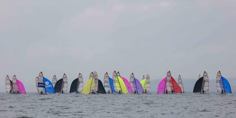 Racing on day 2 of the Noble Marine UK Musto Skiff National Championships at Sunderland - photo © Tim Olin / www.olinphoto.co.uk