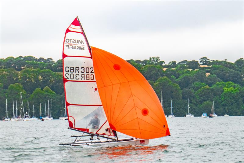 Turbo Asymmetric Open photo copyright Kyle Brown taken at Restronguet Sailing Club and featuring the Musto Skiff class