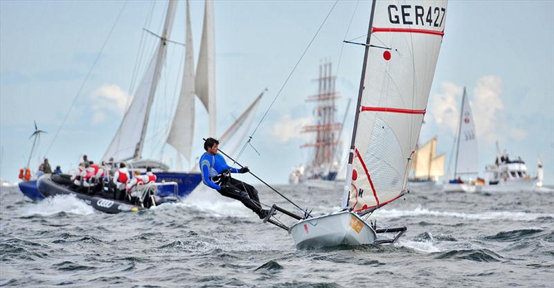 Musto Skiffs at Kieler Woche - photo © Tania Samus / www.photoskiff.com