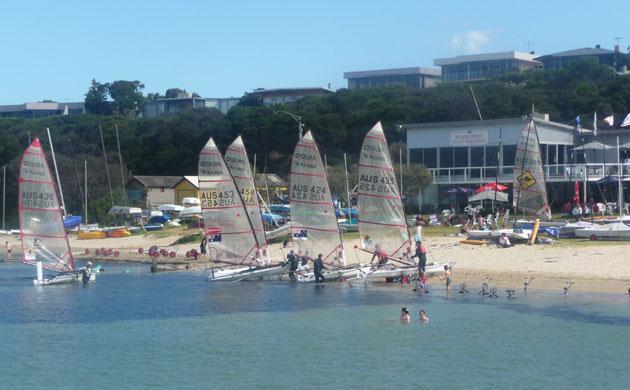 Musto Skiff Australian Championships photo copyright Russell Bates taken at Blairgowrie Yacht Squadron and featuring the Musto Skiff class