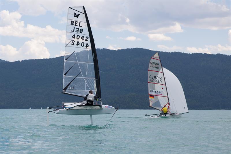 Musto Skiffs at Segelclub Walchensee photo copyright Torsten Bendig taken at Segelclub Walchensee and featuring the Musto Skiff class