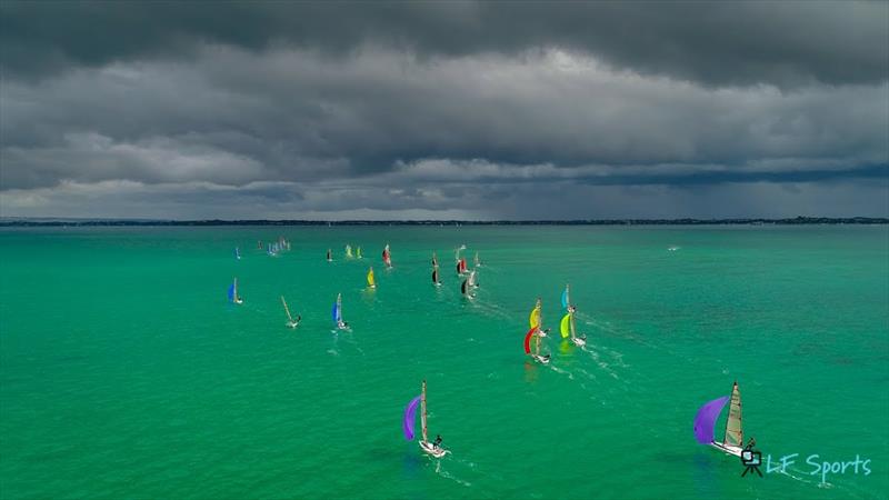 ACO Musto Skiff World Championship - Day 5 photo copyright LF Sports taken at Blairgowrie Yacht Squadron and featuring the Musto Skiff class