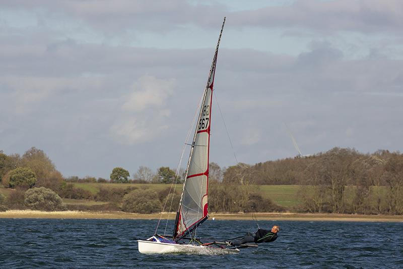 Musto Skiffs in the Ovington Inland Championships at Grafham photo copyright Tim Olin / www.olinphoto.co.uk taken at Grafham Water Sailing Club and featuring the Musto Skiff class