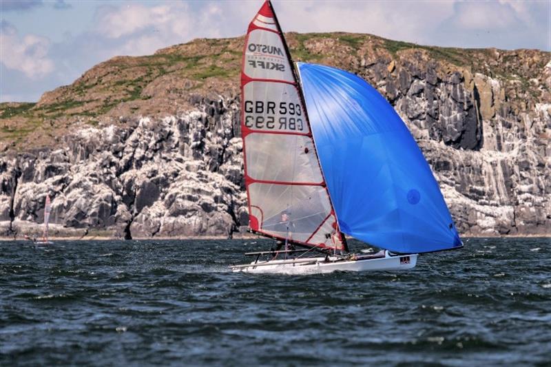 Jamie Hilton at 2021 ELYC Regatta, North Berwick photo copyright Steven Fraser taken at East Lothian Yacht Club and featuring the Musto Skiff class