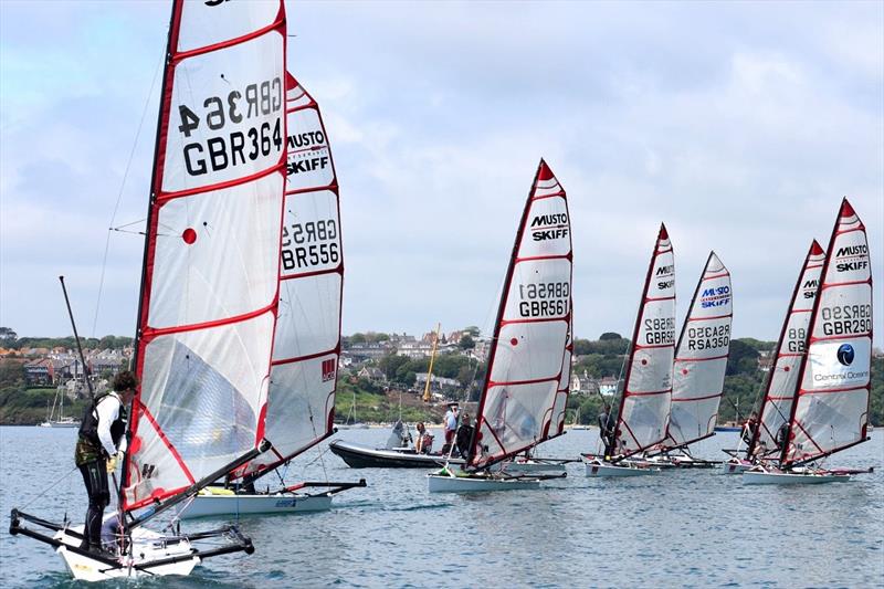 2021 Musto Skiff Corona Cup Round 2 - Start line - photo © Natalie Hilton