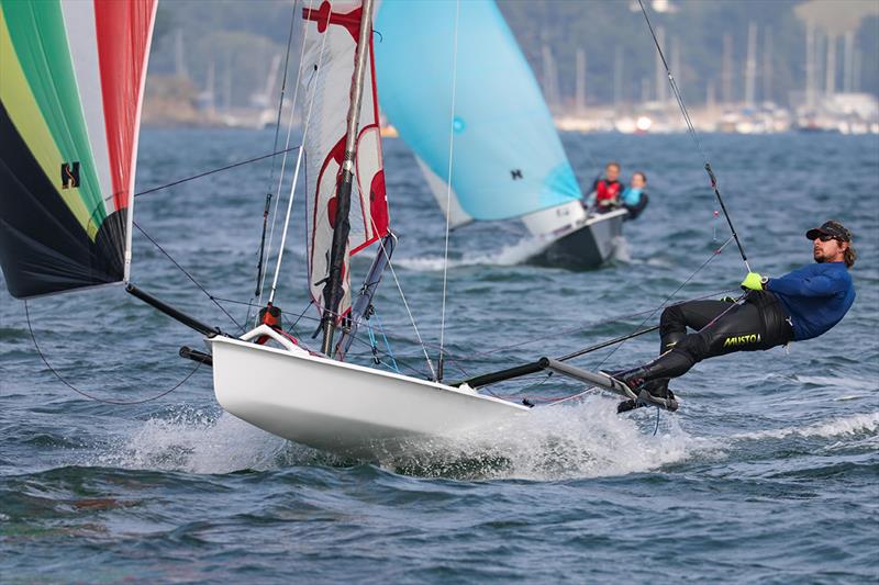 Andy Tarboton - Turbo Asymmetric Open 2021 photo copyright Ian Symonds taken at Restronguet Sailing Club and featuring the Musto Skiff class