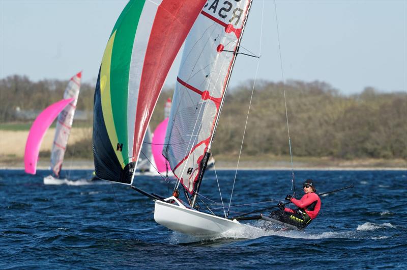 Andy Tarboton in the Musto Skiffs during the Ovington Inlands at Grafham - photo © Paul Sanwell / OPP