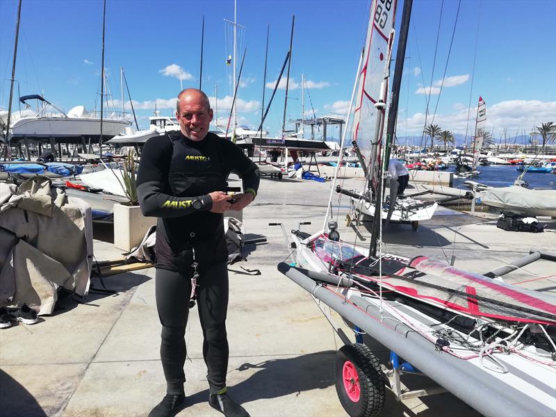 Peter Greenhalgh at the Princess Sofia Regatta 2022 - photo © IMSCA, 2022 - Musto Skiff European Championship 2022