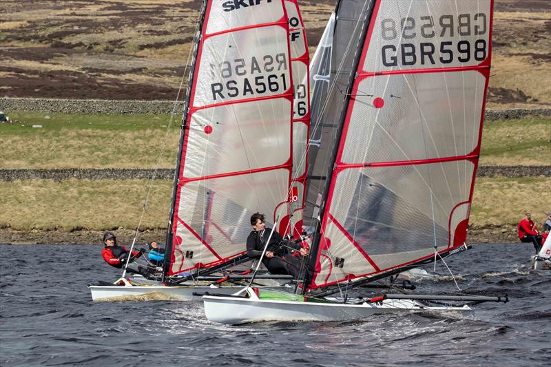 Yorkshire Dales Northern & Scottish Skiff Open 2022  photo copyright Tim Olin / www.olinphoto.co.uk taken at Yorkshire Dales Sailing Club and featuring the Musto Skiff class