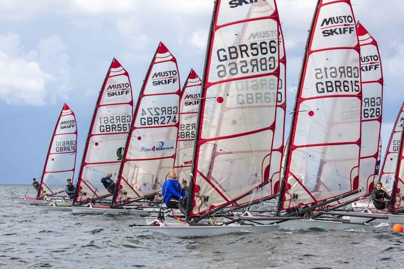 UK Musto Skiff photo copyright Tim Olin / www.olinphoto.co.uk taken at Eastbourne Sovereign Sailing Club and featuring the Musto Skiff class